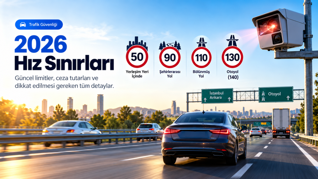 2026 Otoyollar için Hız Sınırları